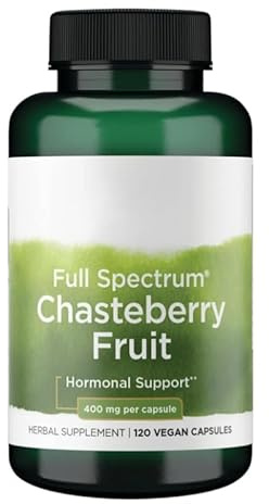 Chastebery Supplement 400mg, Non-GMO, Gluten-Free, 120 Vegan Capsules