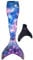 Fin Fun Meerjungfrauenflosse Limited Edition mit verstärkten Spitzen inkl. Monoflosse - Meerjungfrauenflosse für Mädchen und Damen in realistischen 3D Mustern und originaler Fin Fun Qualität