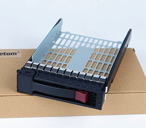 Heretom 3.5 373211-001 373211-002 SATA/SAS Hard Drive Tray Caddy Compatible for HP Compaq ProLiant DL120 G7 ML350 G4p ML310 ML350 G5 G6 ML370 G5 DL180 G6 and More - with 4 screws