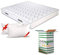 EVERGREENWEB - Orthopädische Waterfoam Matratze 140x200 Hoch 20 cm + 2 VISCOSCHAUM Kissen KOSTENLOS aus Memory Foam Flocken, Atmungsaktiv, Hypoallergen, Ergonomisch, 100% Made in Italy | Fashion