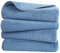 Polyte - Premium-Mikrofaserhandtuch - fusselfrei & schnelltrocknend - Blau - 40 x 76 cm - 4 Stück