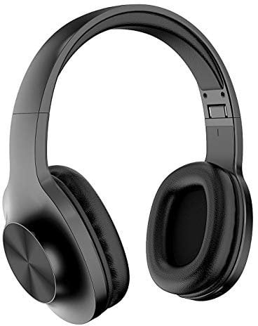 Lenovo Audio HD116 Wireless Headphones, 24 Hours Playtime, Bluetooth 5.0, IPX5 Sweat and Water Resistant, Microphone, Extra Bass Mode, Soft Carry Pouch, Black