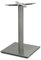 Dublino Tischgestell Tischbein Edelstahl | Premium | PD7089inox | INOX | Esstisch | Höhe 72 cm | 21 kg | Bodenplatte 45x45 cm | max. Tischplattengröße 90x90 / Ø 110 cm