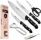 Arcos Serie Maitres - Ensemble de couteaux de cuisine (Noir + Gadgets)