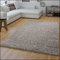 TT Home Wohnzimmer Teppich Hochflor Langflor Shaggy Soft Unifarben Modern Einfarbiges Design, Farbe: Grau, Größe:60x100 cm