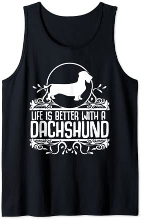 Rauhaardackel Dachshund Jagd Hund Tank Top