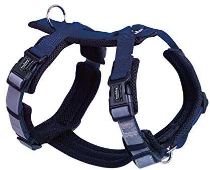 Nobby Geschirr Daily Walk Comfort, blau, XL: Brust: 48-68 cm, Bauch: 69-97 cm, 1 Stück