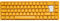Ducky One 3 Yellow SF - Tastiera meccanica da gioco layout tedesco in formato 65% con interruttori Cherry MX Silent Red, hot-swappable (prese Kailh)