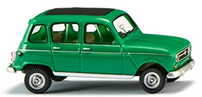 Wiking 0224 46 H0 Renault R4 with Folding Roof Green