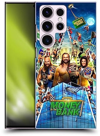Head Case Designs Offizielle WWE Braun, Drew & Bayley 2020 Money In The Bank Harte Rueckseiten Handyhülle Hülle Huelle kompatibel mit Samsung Galaxy S23 Ultra 5G
