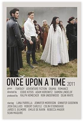 Once Upon A Time Filmposter 11, Leinwand-Poster, Wandkunst, Dekor, Bild, Gemälde für Wohnzimmer, Schlafzimmer, Dekoration, ungerahmt: 30 x 45 cm