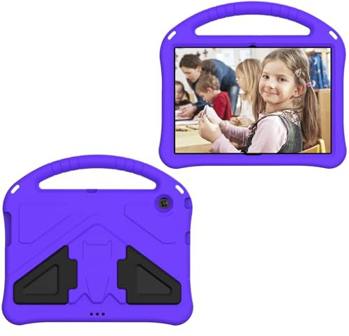 Funda resistente para niños compatible con Huawei Mediapad T3 10 9.6 pulgadas, funda protectora ligera de EVA para niños, a prueba de golpes, resistente a los impactos con hombro