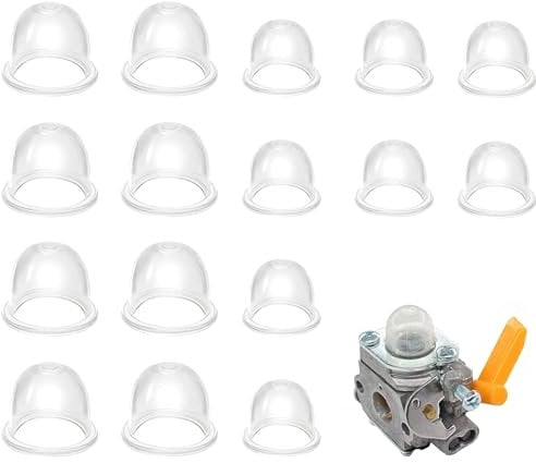 Primer Vergaser, Kraftstoffpumpe Primer, 19mm, 22mm je 8 Stück Zündkapsel Primer Pumpe, Vergaser Pumpe Primer Birne, silikon Primer, für Kettensägen, Gebläse, Trimmer, Freischneider