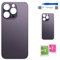 Globalstock Vitre arrière de Cache Batterie pour iphone 14 Pro Max Remplacement - Coque Cache Batterie Compatible Violet + adhésif et Kit Outils