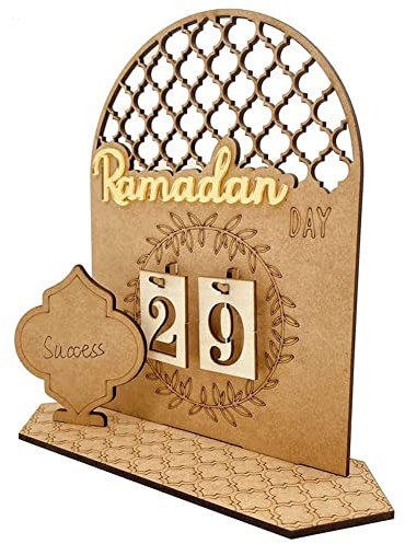Berichw Ramadan-Kalender aus – Dekoration von Countdown-Kalendern aus , 30 Eid Mubarak, Stil 3