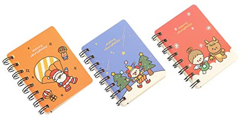 PLAFOPE 9St weihnachtsnotizbuch briefpapier weihnachten weihnachtsbriefpapier weihnachtliches briefpapier notizhefte Büro-Notizblöcke Schülernotizbuch Spule Buch studentisches Briefpapier