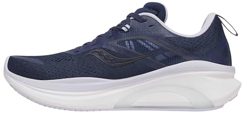 Saucony Women's Omni 22 Running Shoes, Navy/Aster, 12