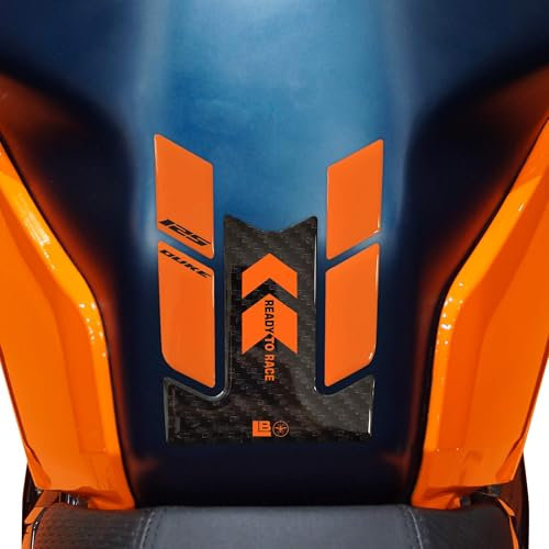 labelbike - 3D Tankpad zum Dekorieren und Schutz von Motorrädern kompatibel mit KTM 125 Duke 2024-2025