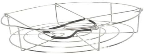 BESTOYARD 2piezas Rejilla De Vapor Inoxidable con Manijas De Soporte De Cocción para Verduras y Carnes para Familiar