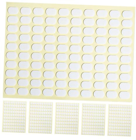 Ipetboom 6sheets Nail Art Stickers Double-Sided Nail Stand Adhesive French Tip Manicure Supplies