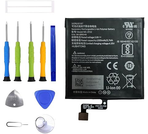 ERYNK Replacement Battery 58-000246 / ST22 Compatible with Paper-White 10th Generat, Paper-White 4 10th Gener, Paper-White 4 2018 Replacement Battery with Tool Kit