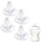 4Pcs Sippy Spouts Nipples Compatible with Tommee Natural Start Anti-Colic Bottles & Closer to Nature Bottles, Soft Silicone Bottle Replacement Nipple Spout Nipples, BPA-Free, 6m+, Variable Flow