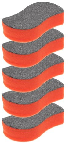 SCHOTT ROBAX Trockenreiniger 5er-Set - Kaminreiniger Schwamm für Kaminscheiben, Ofenscheibe & Kaminglas - Ofen Glasreinigung ohne Chemie - Spezialschwamm für Kamin & Pelletofen - Nachhaltige Reinigung