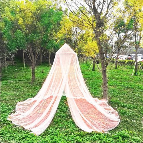 Baldacchino per letto rosa arcobaleno bianco per camera da letto, zanzariera da appendere oversize, tenda colorata con gancio per bastone, adatta per letti singoli a king size, decorazione per interni