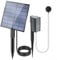 CWOQOCW Solarbetriebene Teich-Sauerstoffpumpe, 7 V, 2,5 W, Luftsprudler für Gartenteiche, Aquarium, Aquarium, Sauerstoffversorgung, 0,6 l/min, max. Blasenvolumen, 1 m Tiefe