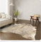 Wildlife Design Kuhfell Teppich Echtfell Taupe XL 230x210 cm Wohnzimmer Nachhaltig Tierfreundlich Gratis Lederuntersetzer
