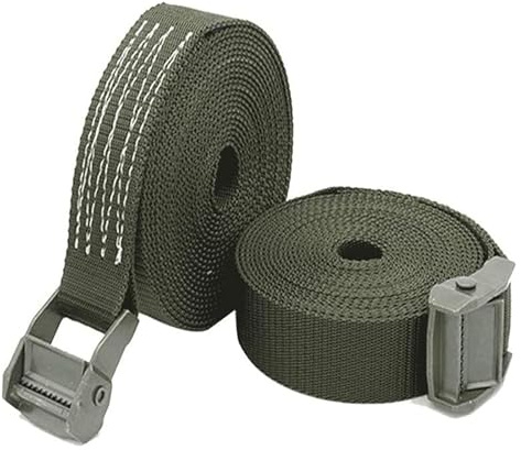 Sangles d'arrimage, 2 Sangles d'arrimage à cliquet, Sangles d'arrimage Robustes de 0,5 à 20 m x 38/50 mm, Sangles de retenue réglables et Tension(Width 38mm x Length 20m)