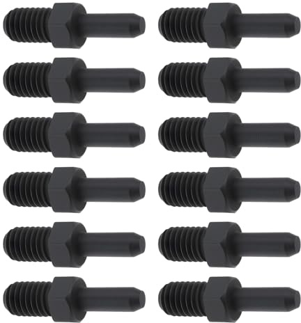 LT Easiyl 12Pcs M5 Bicycles Chain Breaker Replacement Pin 4.9x3.1x19.3mm for Bike Chain Breaker Remove Tool