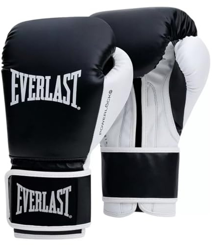 Everlast Powerlock OG & Powerlock 2R Boxhandschuhe, Trainingshandschuhe für Sandsack, Pratzen & Sparring, Klettverschluss, Advanced Foam Technologie, Ergonomischer Griff – Original Everlast Ausrüstung