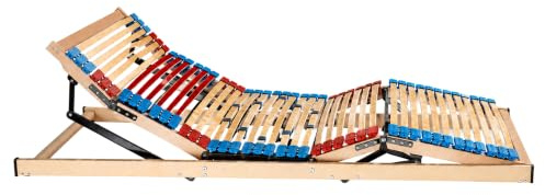 Graf Schlafsysteme Leo Balance Elektrischer 7-Zonen Lattenrost 4-Facher Schulterabsenkung Montiert (90x200)