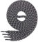 Di Ficchiano 1 Paar SCHNÜRSENKEL flach 7mm breit für Sneaker Sportschuhe Lederschuhe - flache Schuhbänder sehr reißfest - Shoe Laces Farbe: schwarz grau 110cm