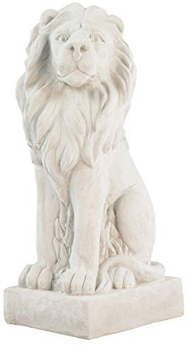 XXL Löwe Skulptur Figur Statue Garten Haus Antik-Stil Gartendeko 75cm Torwächter