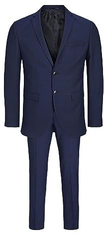 JACK & JONES Jprsolaris Suit Noos Abito in Due Pezzi, Blu (Medieval Blue), 54 Uomo