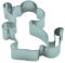 BekkiB - Ausstechform Maus - ca. 6 cm, Ausstecher aus Edelstahl, spülmaschinengeeignet - 238