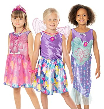 Rubies Official Barbie Dress-Up Trunk, Kids Fancy Dress Accessory Set Halloween Halloween