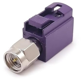 Elecbee Adapter RF D Code Fakra Buchse auf SMA-Stecker Kfz-Armaturenbrett-Montage Universalstecker für Fahrzeug Waterblue (D Code)