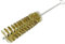 rockible Cepillo de Limpieza de Tuberías, Cepillo de Latón, Limpiador de óxido Pequeño, Mango Largo, Cepillo de Acero Inoxidable Flexible, Cepillo de Alambre, diámetro 14 mm
