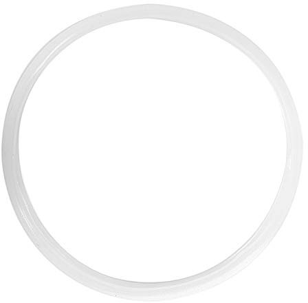 Greethga weisser O-Ring Transparent Silikon Dichtungsring fuer Schnellkochtopf 20x22cm