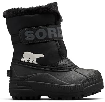 Sorel Snow Commander Boot Schneestiefel, Black/Charcoal, 26 EU