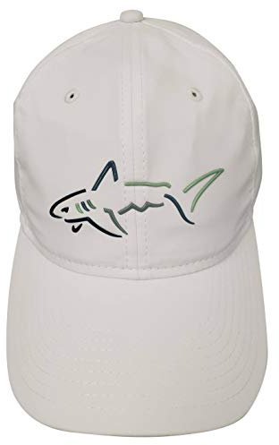 Greg Norman Men's Poly Perforated Performance Cap (US, Alpha, One Size, White)