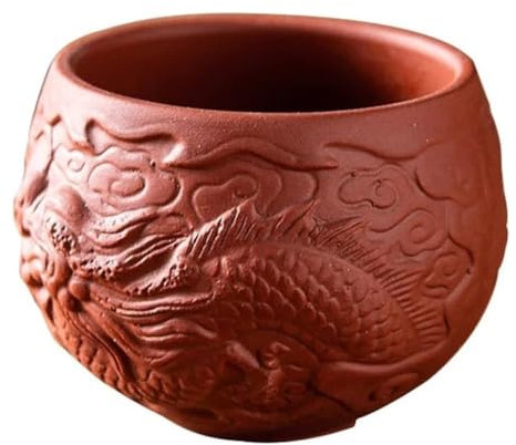 KUKUUU Tazza da tè in ceramica 150cc Tazza da tè cinese in argilla viola Tazza da tè fatta a mano Set da tè Master Cup