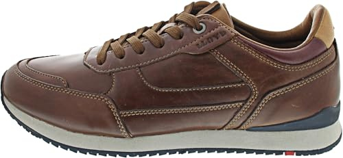 LLOYD Herren Schnürschuhe EDITTA, Männer Businessschuhe, lose Einlage,Derby,schnürung,Office,büro,Freizeit,Schnuerschuhe, Dark Brown, 43 EU / 9 UK