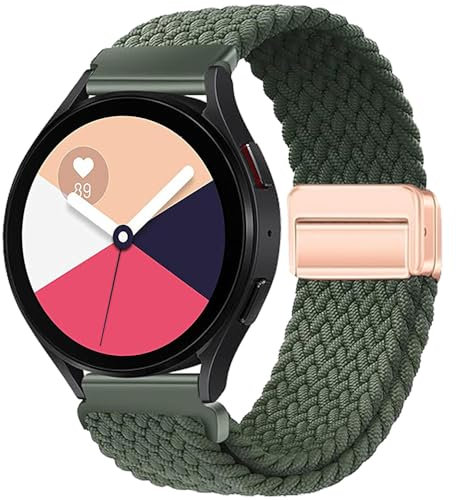 Magnetico Cinturino per Amazfit Bip 6/5 Unity/GTR 4/3/3 Pro/2/Balance 46mm/Balance 2, 22mm Nylon Sport Bracciali Cinturini di Ricambio per Amazfit GTR 47mm/Stratos 3/2/2S/Pace