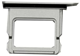 2Pcs Single SIM Card Tray Halter Slot Ersatz iPhone 16/16 Plus (Weiß)