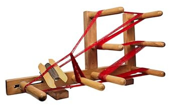 Lumberkart Handgefertigter Buchenholz-Tintenwebstuhl zum Weben, Stricken, Häkeln, Webkamm, für Bänder bis zu 106,7 cm, 2 m