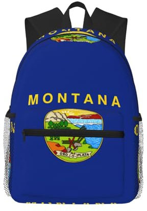 YaWea Montana College-Rucksack für Damen und Herren, leichte Reisetasche, Rucksack mit Taschen für Damen und Herren, Schwarz, Einheitsgröße